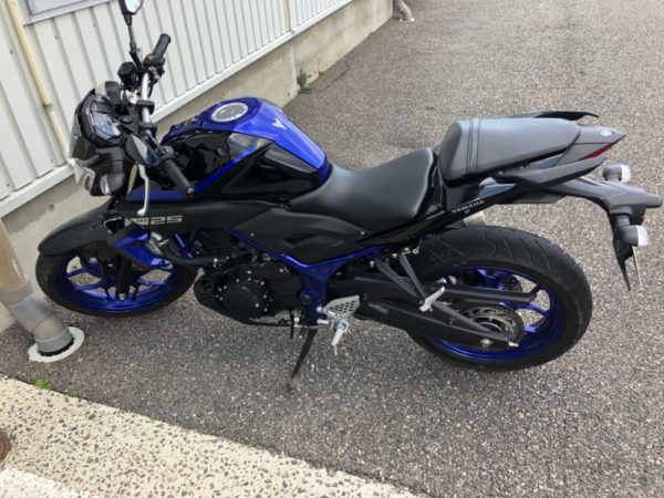 MT-25を下取りに出した日の事。さらば、今までありがとう。