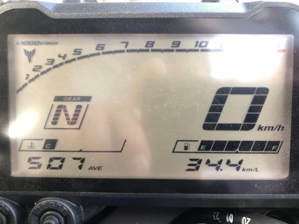 MT-03ABS-2020の燃費記録〜新車の時から現在まで