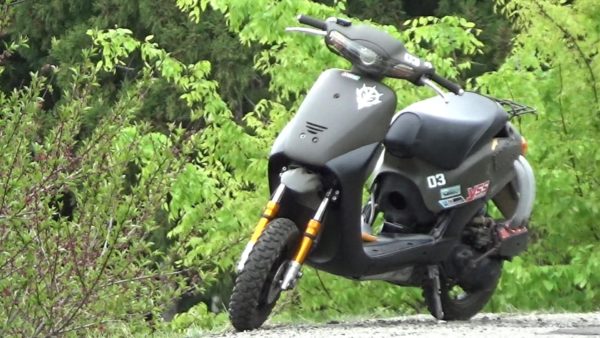 AF27DioFitでオフロードレーサーを作る「シリンダーの錆び取りの巻」